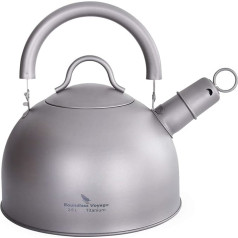 Boundless Voyage Ti3097D 2L Кемпинг Чайник Кофейник Чайник Посуда Титан Чайник для Пикника На Открытом Воздухе Походы