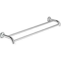 Grohe Essentials Authentic Doppel-Badetuchhalter, 1 Stück, chrom, 40654001