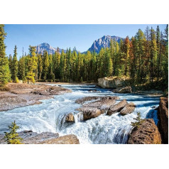 YEESAM ART DIY картина маслом по номерам взрослые дети, река деревянное дерево горы номер картины от 5 масло настенное искусство (река с рамкой)