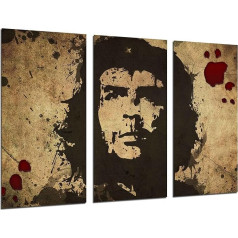 Ref.26375 Настенная картина Че Гевара 97 x 62 см Деревянный принт XXL формата