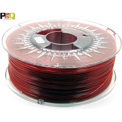 POPESQ® 1 кг x Premium Filament 3D Printer PET-G PETG 1.75 mm Red (Dark Red) Transparent / 1 кг x Premium Filament 3D Printer PET-G 1.75 mm Red (Dark Red) Transparent #A2348