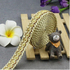 Yalulu 10 ярдов плетеные декоративные ленты границы ручной работы декоративный пояс сороконожки плетеные кружева ленты украшения DIY ремесло у