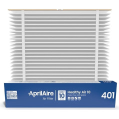 Aprilaire 401 Фильтр для воздухоочистителей моделей 2400, Space-Gard 2400, упаковка из 10 штук, белый