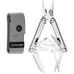 Leatherman - Мультитул Free P2 с магнитной технологией и 19 инструментами, управление одной рукой и нейлоновая кобура премиум-класса.