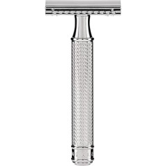 Mühle R 89 Grande Series Traditional Safety Razor Metal Chrome-Plated