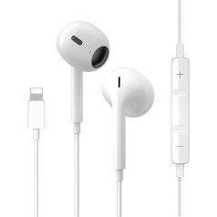 Ymdei наушники для iPhone HiFi стерео шумоподавления наушники проводные наушники с микрофоном и регулировкой громкости Совместимость с iPhone 12/12 Pro/