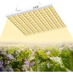 Sonlipo SPF4000 400W LED Grow Light 1.5x1.5m Cover with New Diodes and IR Lights Full Spectrum Vegetable Blossom Grow Lights for Indoor Plants Sowing Flowers LED Plant Light