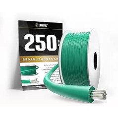 Lohag - Universal boundary cable, boundary wire cable for robotic lawn mower, lawn robot accessories – high quality, tinned and copper-plated aluminium – diameter 2.7 mm