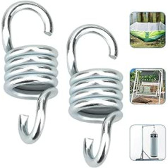 Lhbfcy Spring Hook for Hammock Sandbag Swing Spring Hanging Chair Pull Spring for Hanging Chair and Hammock Swing Spring Garden New Steel Spring Perfect for Hammock Swing Chair Hanging Plant