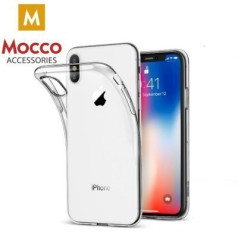 Mocco Ultra Back Case 0.3 mm Aizmugurējais Silikona Apvalks Priekš Apple iPhone X / XS Caurspīdīgs