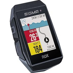 SIGMA SPORT ROX 11.1 EVO Black | Bicycle Computer Wireless GPS & Navigation Including GPS Holder | Outdoor GPS Navigation with Smart Functions