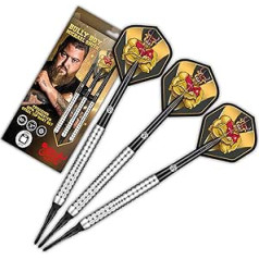 Shot Soft Darts Michael Smith Bully Boy Precision 80% Tungsten Softtip Darts Soft Dart High Quality Tungsten Darts Set with Shafts and Flights Made in New Zealand