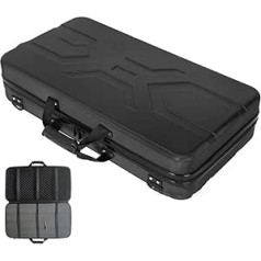 REMEK Weapon Case 70 x 37 x 15 cm with Foam Insert Long Weapon Case Rifle Case Transport Case Foam Hard Shell Photo Case Camera Case for Storage and Transport