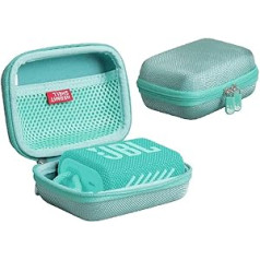 Hermitshell Hard Travel Case for JBL GO 3 Waterproof Portable Speaker (Blue Green)