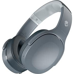 Skullcandy Crusher Evo Over-Ear Wireless Headphones with Sensory Bass, 40 Hours Battery Life, Micro, Compatible with iPhone, Android and Bluetooth Devices - Grey