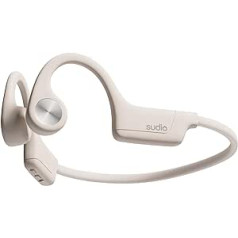 Sudio B2 White, Open Ear, Bone Conduction, IPX5, Bluetooth v5.3, USB-C, 12h Playtime