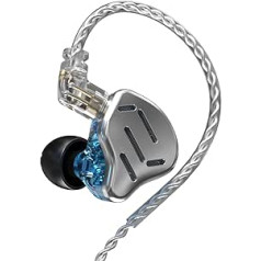 CCA KZ Zax Metal Headset 7BA + 1DD Hybrid 16 Driver HiFi Bass Earphones In-Ear Monitor Headphones Sport Noise Cancelling Earphones