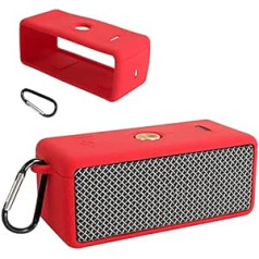 Fenmaru Silicone Case Compatible with Marshall Emberton Speaker Travel Protective Case (Red)