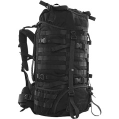 Прочный треккинговый рюкзак Wisport Raccoon и шарф Ultrapower Tube, Survival, Expedition, Camp, Boy Scouts, Tactics, ткань Cordura, черный