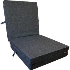 Katex Collection Katex Folding Mattress 3-Piece - Матрас для дорожной кроватки, складной матрас, гостевой матрас, складной, также идеально подходит для кемпинга, 