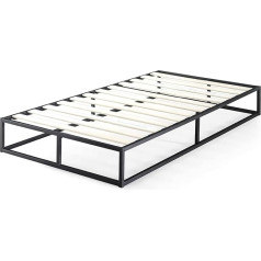 Zinus Joseph Modern Studio 25,5 см Platforma Low Profile Bed Frame, Black, 90 x 190 x 25,5 см