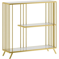 Generic Узкий консольный столик, консольный столик, высокий, широкий консольный столик для прихожей с 3 уровнями, отделение для хранения, удлин