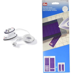 Prym 611915 Steam Iron Mini & 611937 Ironing Ruler Universal Ruler