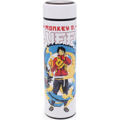 Термос CBOSNF Anime Luffy Thermos Flask, Cartoon Insulated Mug, 450 ml, Water Bottles, Stainless Steel Cup, Vacuum Insulated Bottle, Leak-Proof Lid Water Bottle, for the Office at Home HN2137