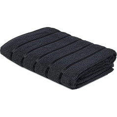 Towelogy® Luxury Bath Towel Sets 100% Organic Egyptian Cotton Jumbo Large Extra Absorbent 500gsm (1 Piece, Black)