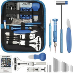 185 Pieces Watch Repair Tool Kit, Watch Tool Set, Back Case Remover Opener Removal Tool, Strap Link Removal Adjustment Kit, Spring Pin Bar Watchmaker Tools Kit, Watchmaker Tool, d'Alene to