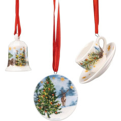 Hutschenreuther Sammelserie 2023 Am Weihnachtsbaum Mini Набор из 3 чашек