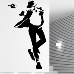 Ambiance Michael Jackson live Wall Sticker 100 x 55 см. Черный