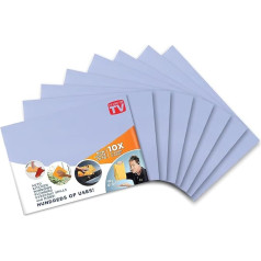 ShamWow The Original Mini Super Absorbent Multi-Purpose Cleaning Shammy (Chamois) Cloth, Machine Washable, Will Not Scratch 8 Small Blue