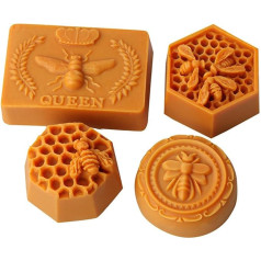 JS MOLD 4 шт. соты формы свечи формы силиконовые формы 3D свечи силиконовые формы литья формы силиконовые свечи формы для изготовления 3D свечи м