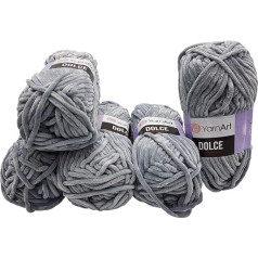 YarnArt Dolce 5 x 100 г шерсти для вязания, детская шерсть, 500 г супер объемной шерсти