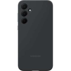 Samsung Оригинальный силиконовый чехол для Galaxy A35 черный