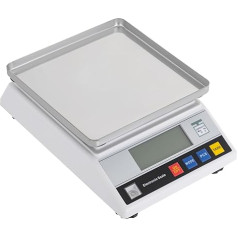JAYEUW Hochpräzise Analysenwaage Digitale Elektronische Industrie-Präzisionswaage 6000gx 0,1g Hochpräzise Elektronische Waage Analysenwaage mit LCD-Anzeige Zähl&Tarafunktion Englische Fassung