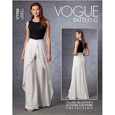 Vogue V1702-H5 Patterns V1702H5 Women's Trousers, 6-8-10-12-14, H5