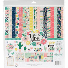 Набор для коллекционирования Echo Park Paper Collection Kit, не применяется, разноцветный, 30,48 x 30,48 x 0,5 см