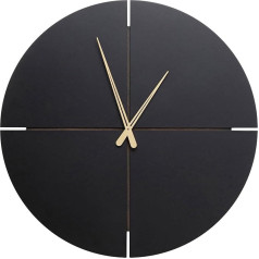 Настенные часы Kare Andrea Design 60 см черные