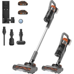 Аккумуляторный пылесос WORX 20 В WX038, 25 Kpa, аккумуляторный ручной пылесос, 45 минут работы, легкий, для шерсти домашних животных, ковров, автомоби
