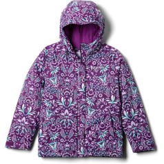 Columbia Baby Girls' Toddler Horizon Ride Jacket, Plum Folk Floral Print, 4T