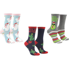 Рождественские носки Everything Legwear - олень, снеговик, пряник, пингвин, фламинго - лама, кактус, авокадо
