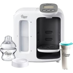 Tommee Tippee Perfect Prep Day & Night, машина для приготовления детских бутылочек с цифровым дисплеем и регулируемым объемом, белый