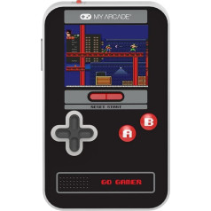 Портативная электронная игровая консоль My Arcade Go Gamer Classic Red (DGUN-3909) с 300 играми, полноцветным экраном (6,35 см)