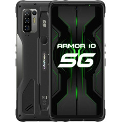 Ulefone 5G Открытый смартфон без контракта Armor 10, 8GB RAM 128GB ROM 2TB External SD, 64MP Quad AI Camera, Android 10 IP68 Прочный мобильный телефон, 6,67 дюйма FHD+, беспроводная за