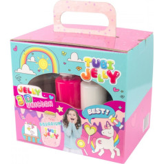 Tuban Набор желе Tubi 6 цветов маленький аквариум единорог