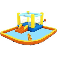 Bestway H2OGO!™ Beach Bounce Water Park, 365 x 340 x 152 cm with Continuous Blower