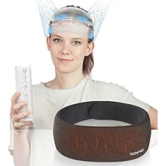 RENPHO Electric Head Massager with Heat to Relieve Headaches, Rechargeable with USB, 3 Compression Modes to Relieve Migraines, Headaches and Stress, Gift for Father's Day