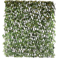 Decorative Trellis - Artificial Leaves Garden Screening - 1m x 2m - Balcony Privacy Screen Expandable Hedge